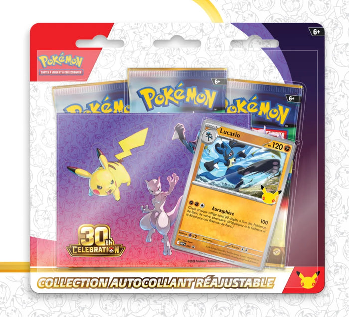 Pack Boosters Collection 30 ans - Évoli + Noadkoko + Lucario